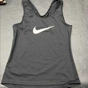 Nike girls Black and White Tank Top